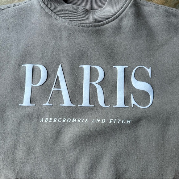 ABERCROMBIE & FITCH Paris Sweatshirt Women’s Size Small - Picture 2 of 7